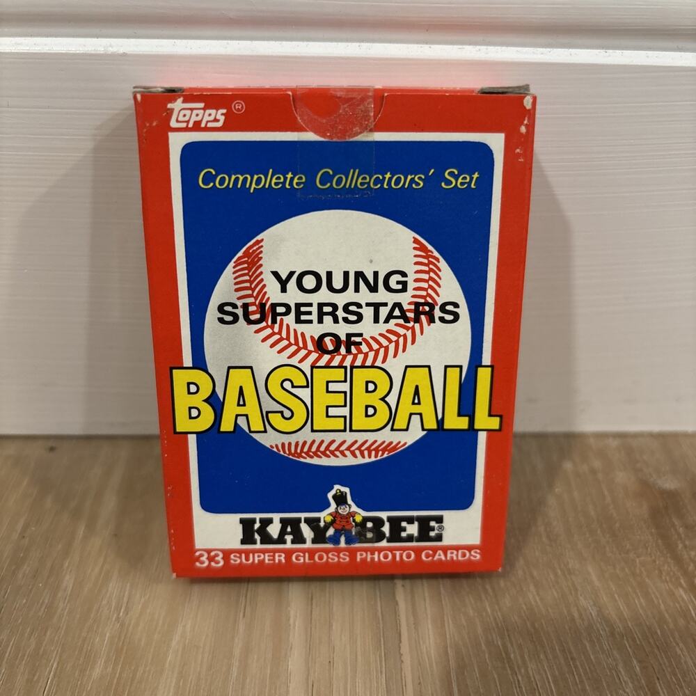 1986 Topps Kaybee Young Superstars Of Baseball 33 Gloss Cards Brand New